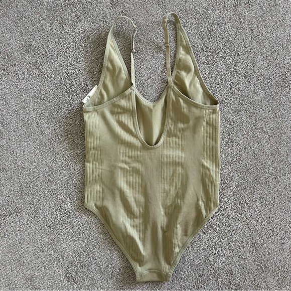 Aerie Bodysuit Beige Size Large - Picture 3 of 5